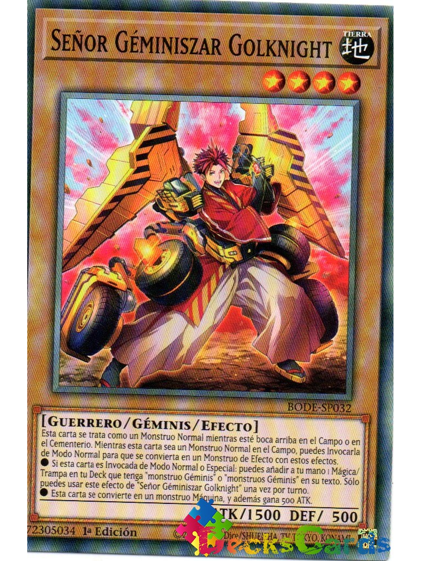 Geminize Lord Golknight - BODE-EN032 - Common 1st Edition 1