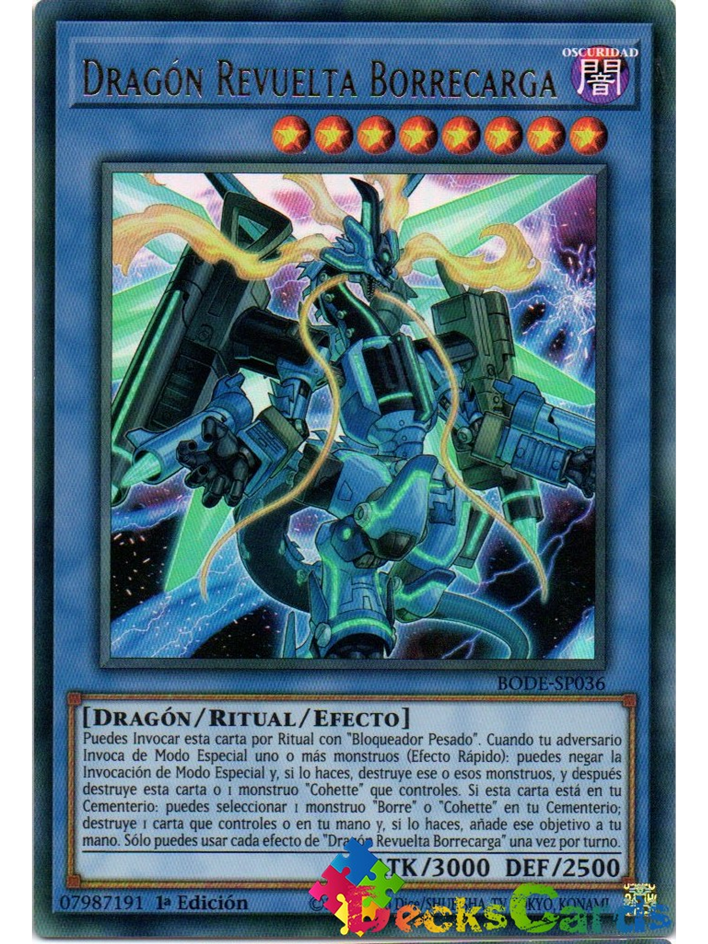 Borreload Riot Dragon - BODE-EN036 - Ultra Rare 1st Edition 1