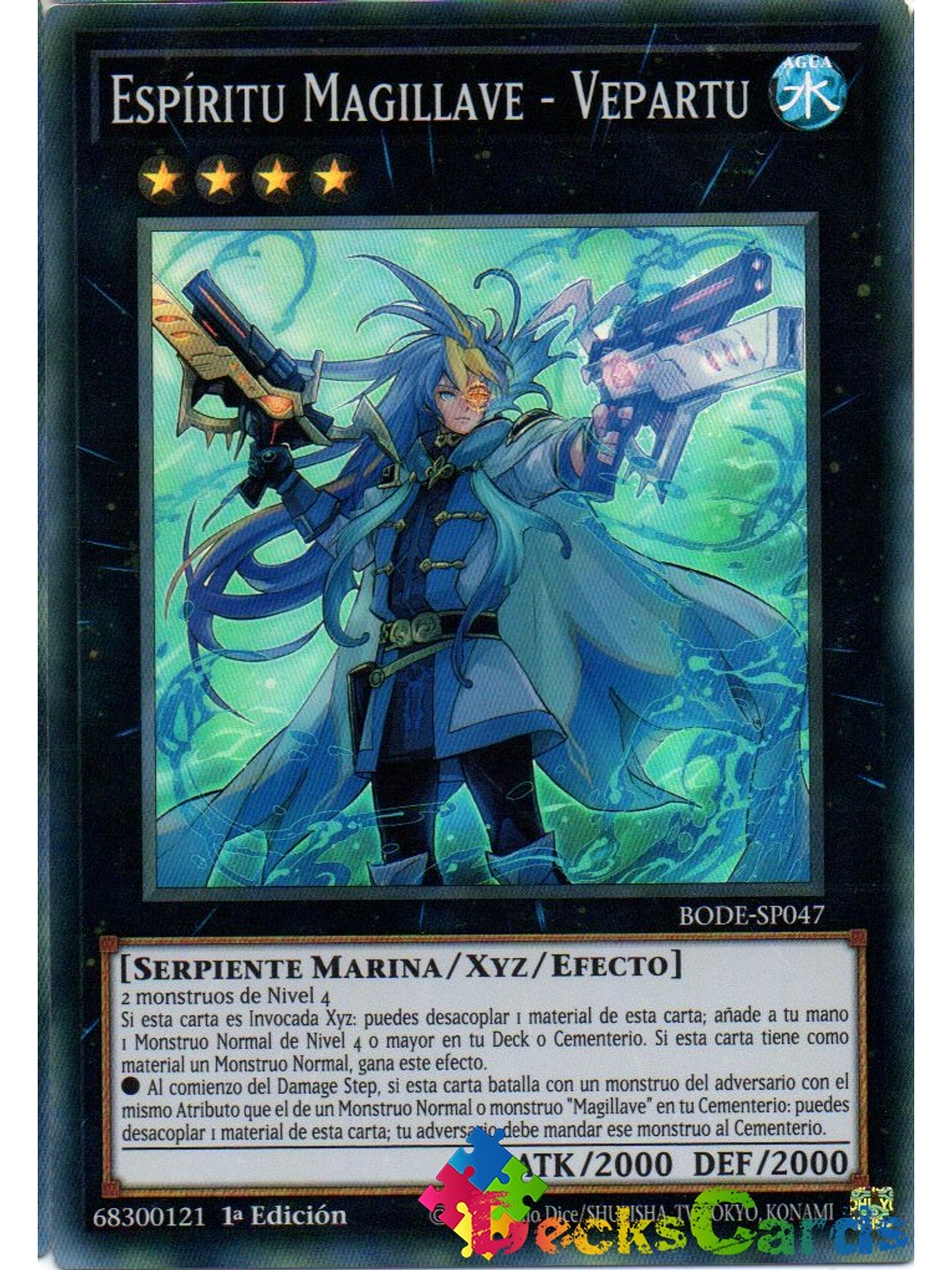 Magikey Spirit - Vepartu - BODE-EN047 - Super Rare 1st Edition 1