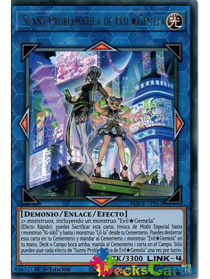 Evil Twin's Trouble Sunny - BODE-EN051 - Starlight Rare 1st Edition