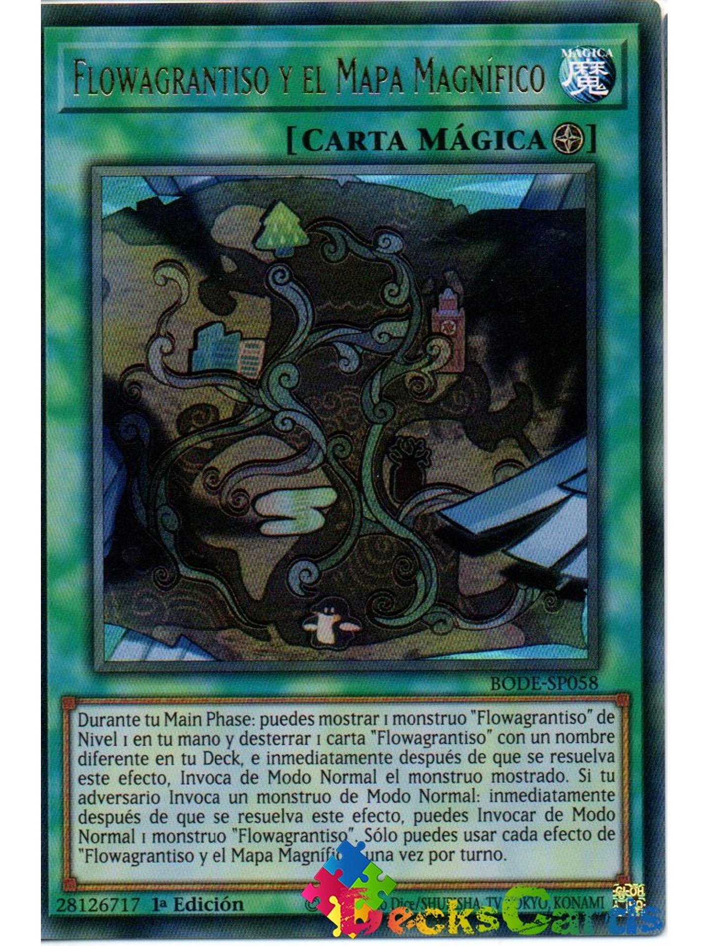 Floowandereeze and the Magnificent Map - BODE-EN058 - Ultra Rare 1st Edition 1