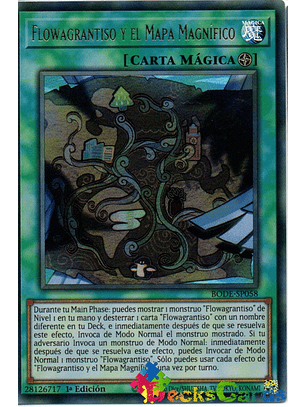 Floowandereeze and the Magnificent Map - BODE-EN058 - Ultra Rare 1st Edition