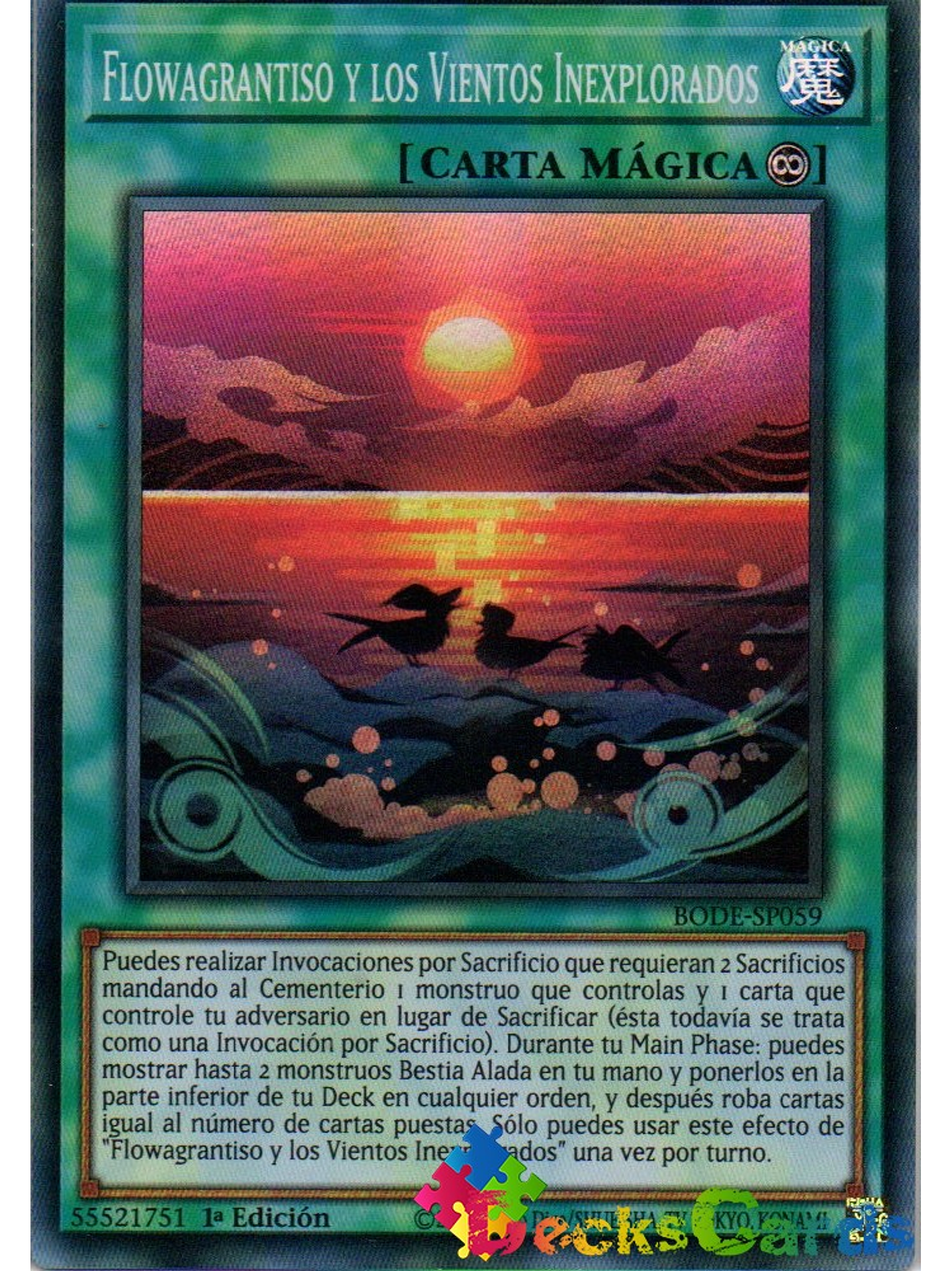 Floowandereeze and the Unexplored Winds - BODE-EN059 - Super Rare 1st Edition 1