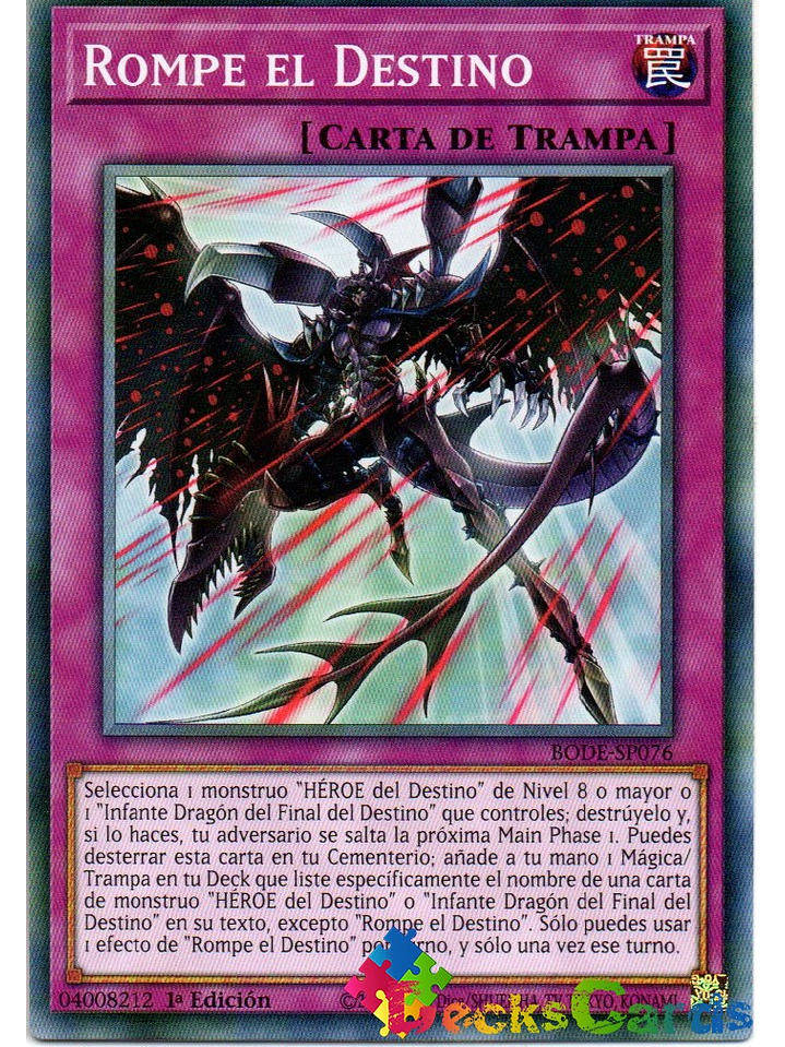 Break the Destiny - BODE-EN076 - Common 1st Edition 1