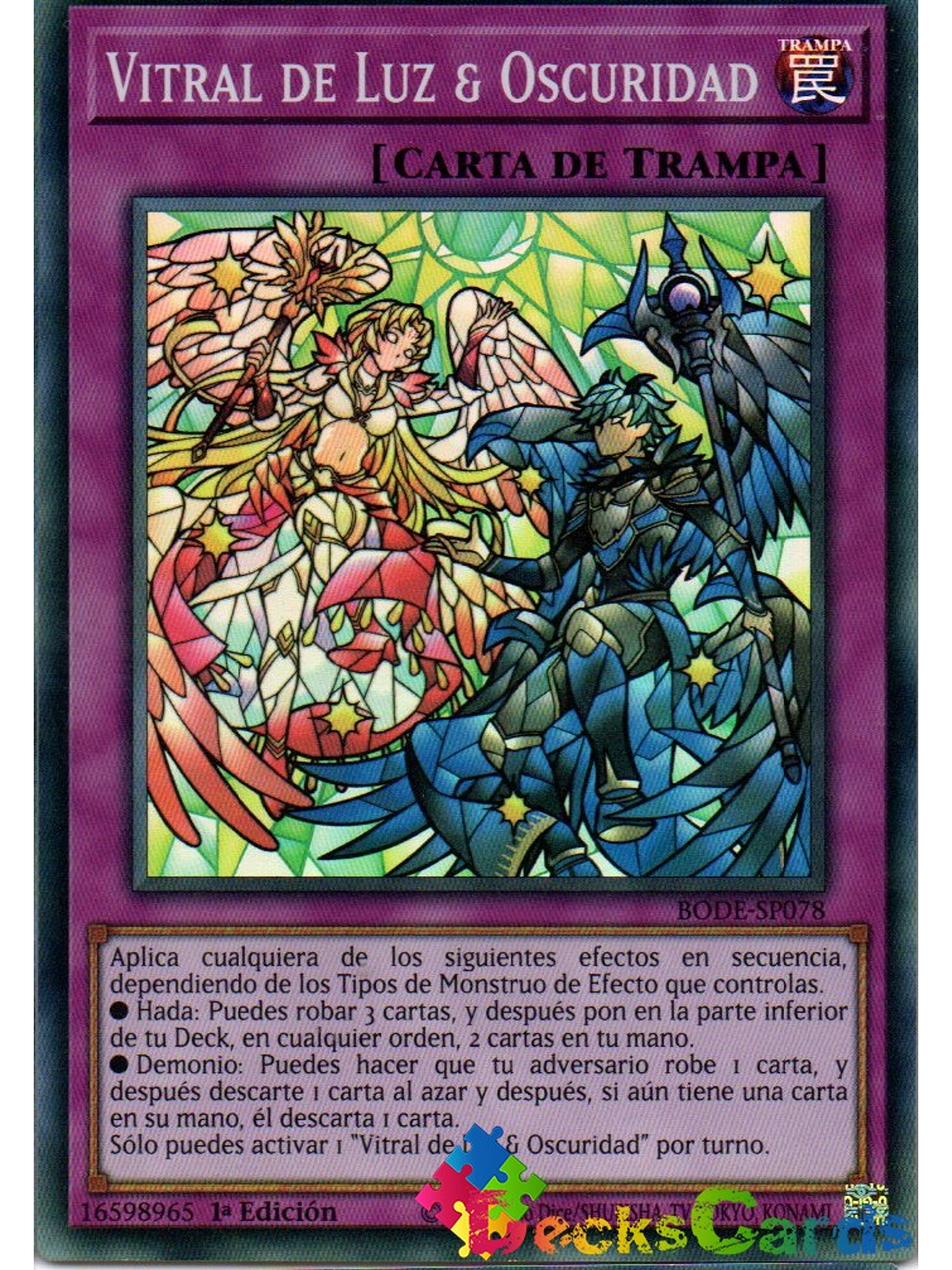 Stained Glass of Light & Dark - BODE-EN078 - Super Rare 1st Edition 1