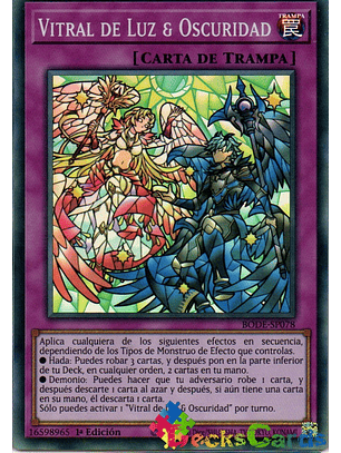 Stained Glass of Light & Dark - BODE-EN078 - Super Rare 1st Edition