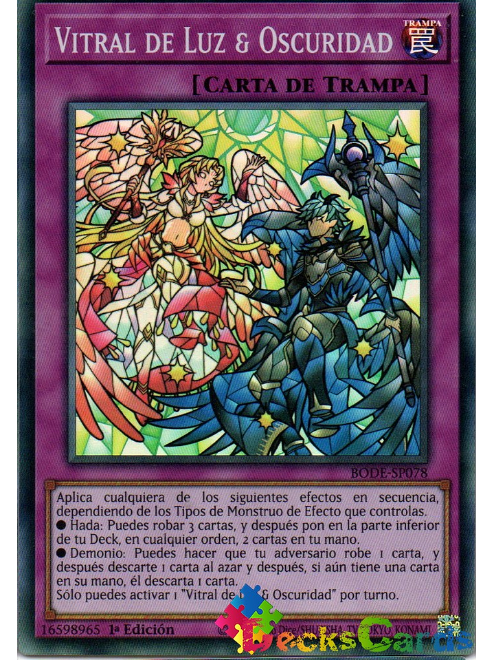 Stained Glass of Light & Dark - BODE-EN078 - Super Rare 1st Edition 1