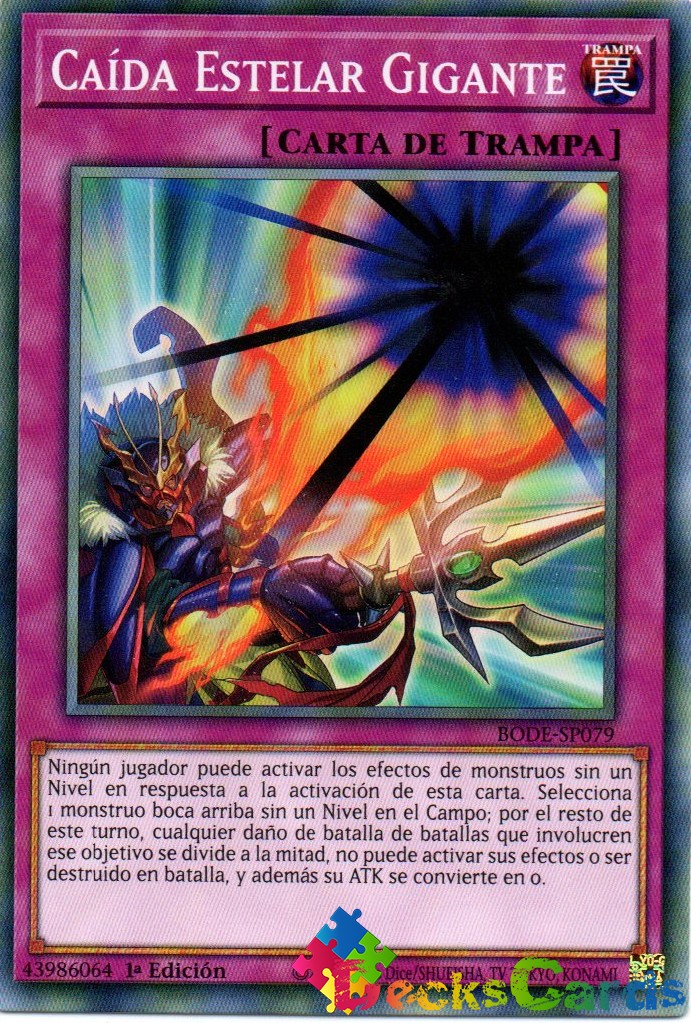 Giant Starfall - BODE-EN079 - Common 1st Edition