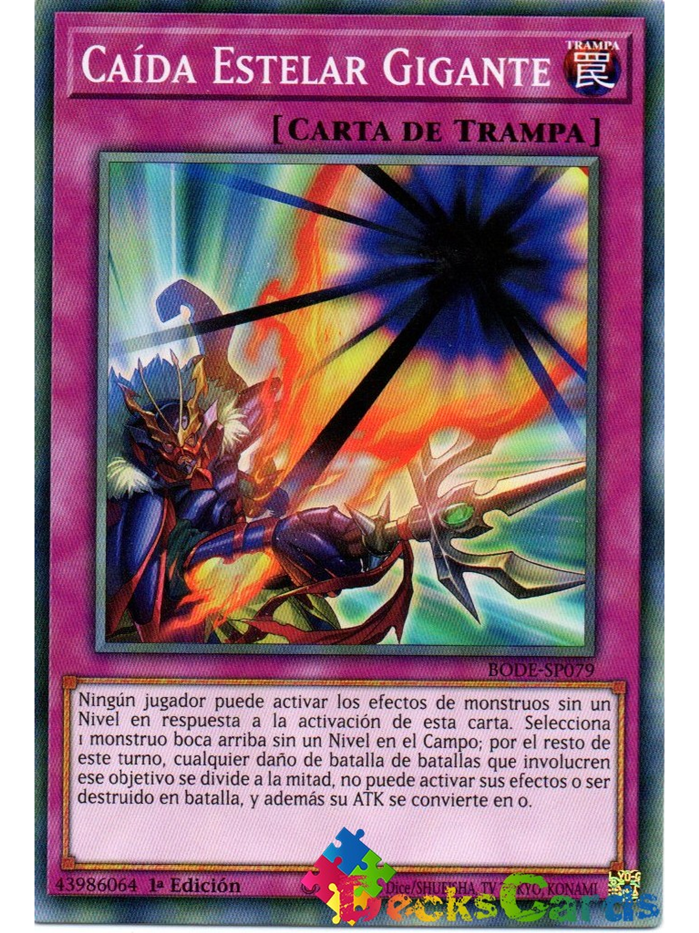 Giant Starfall - BODE-EN079 - Common 1st Edition 1