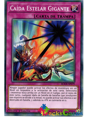 Giant Starfall - BODE-EN079 - Common 1st Edition