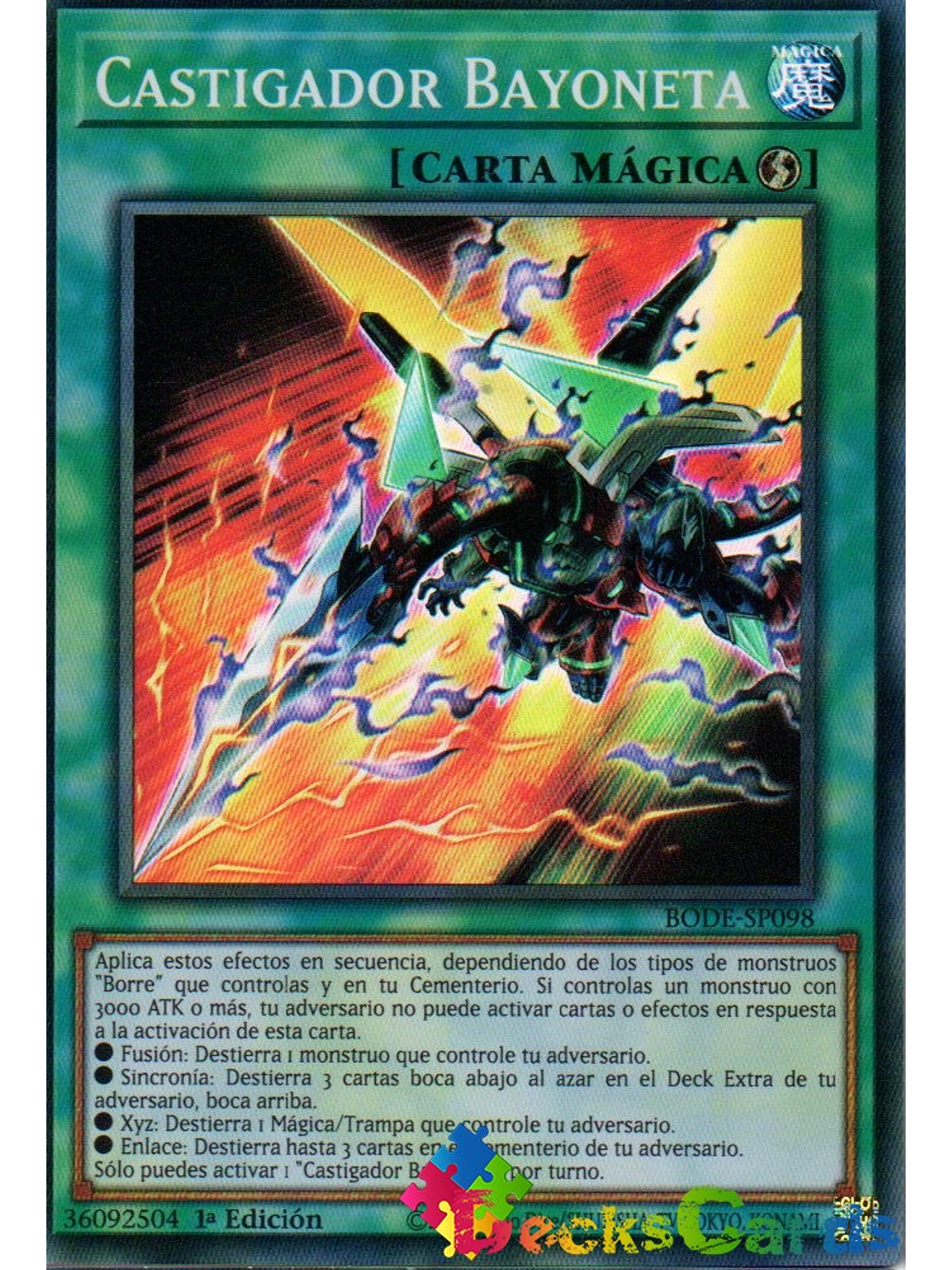 Bayonet Punisher - BODE-EN098 - Super Rare 1st Edition 1