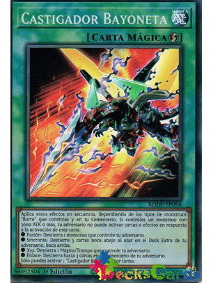 Bayonet Punisher - BODE-EN098 - Super Rare 1st Edition