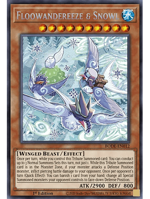 Floowandereeze & Snowl - BODE-EN012 - Starlight Rare 1st Edition