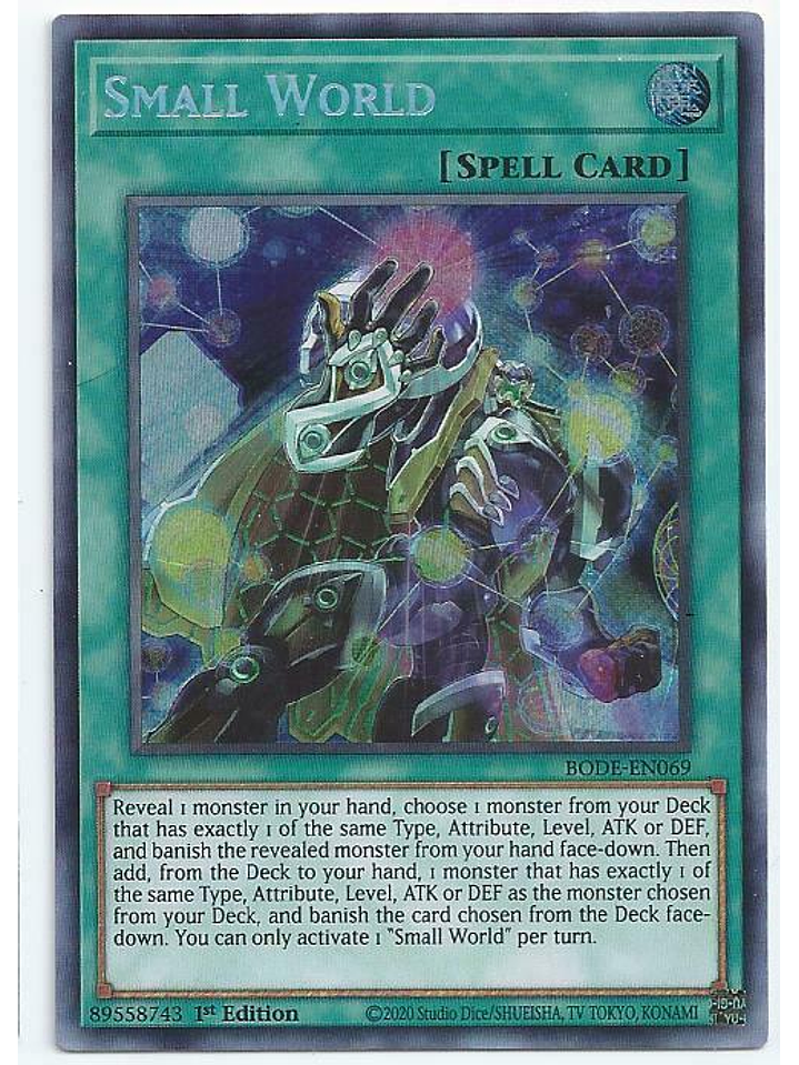 Small World - BODE-EN069 - Secret Rare 1st Edition 1