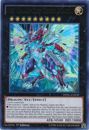 Neo Galaxy-Eyes Cipher Dragon - DPDG-EN039 - Ultra Rare 1st Edition