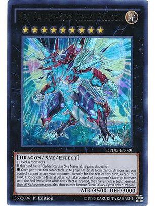Neo Galaxy-Eyes Cipher Dragon - DPDG-EN039 - Ultra Rare 1st Edition