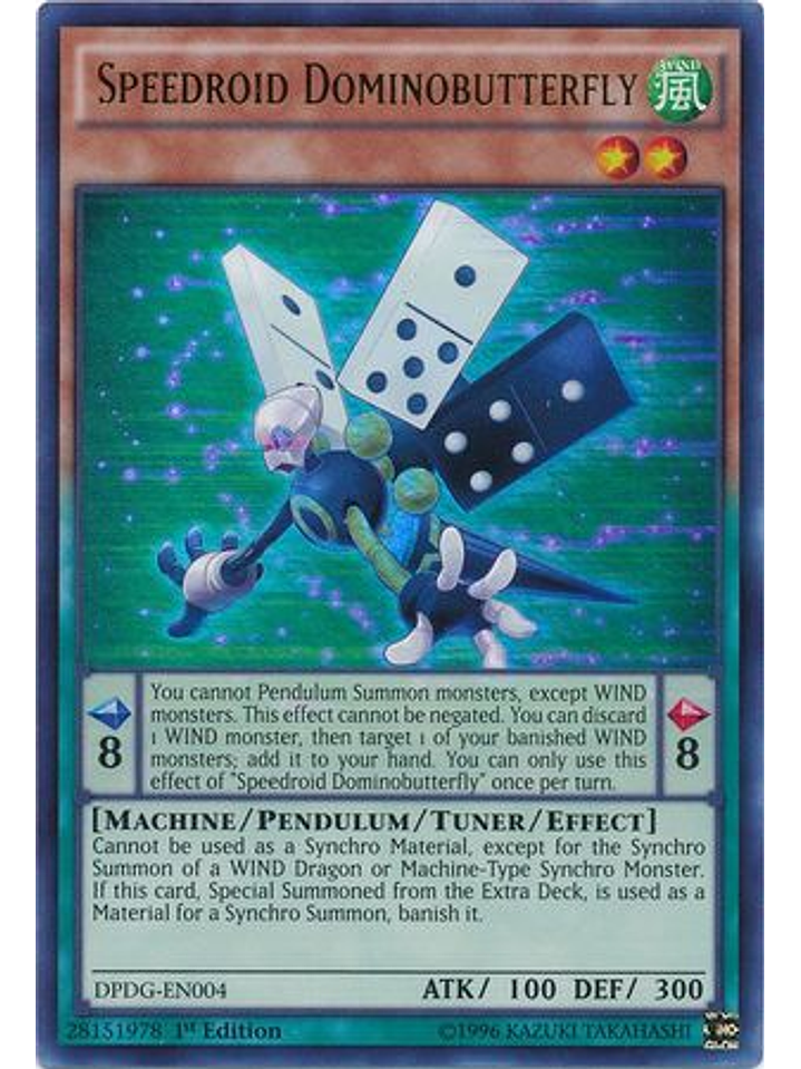 Speedroid Dominobutterfly - DPDG-EN004 - Ultra Rare 1st Edition 1