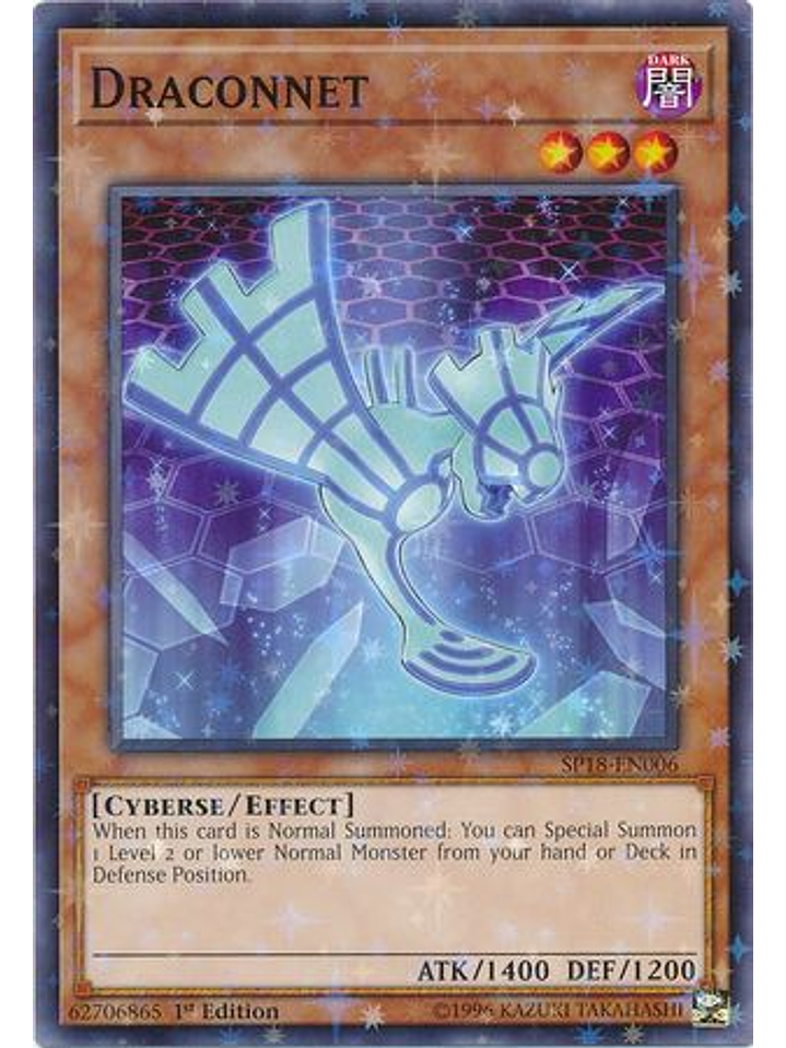 Draconnet - SP18-EN006 - Starfoil Rare 1st Edition 1