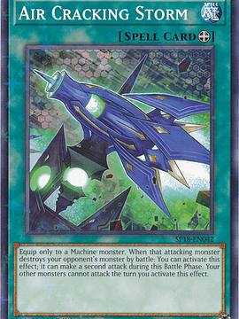 Air Cracking Storm - SP18-EN042 - Starfoil Rare 1st Edition