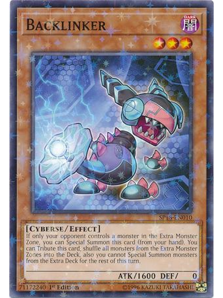 Backlinker - SP18-EN010 - Starfoil Rare 1st Edition 1