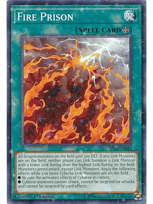 Fire Prison - SP18-EN043 - Starfoil Rare 1st Edition