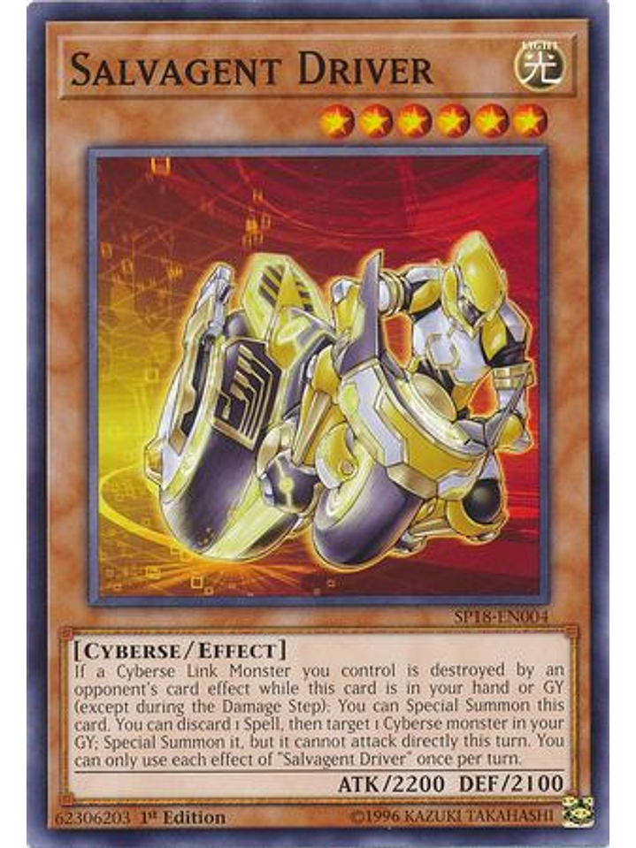 Salvagent Driver - SP18-EN004 - Common 1st Edition 1