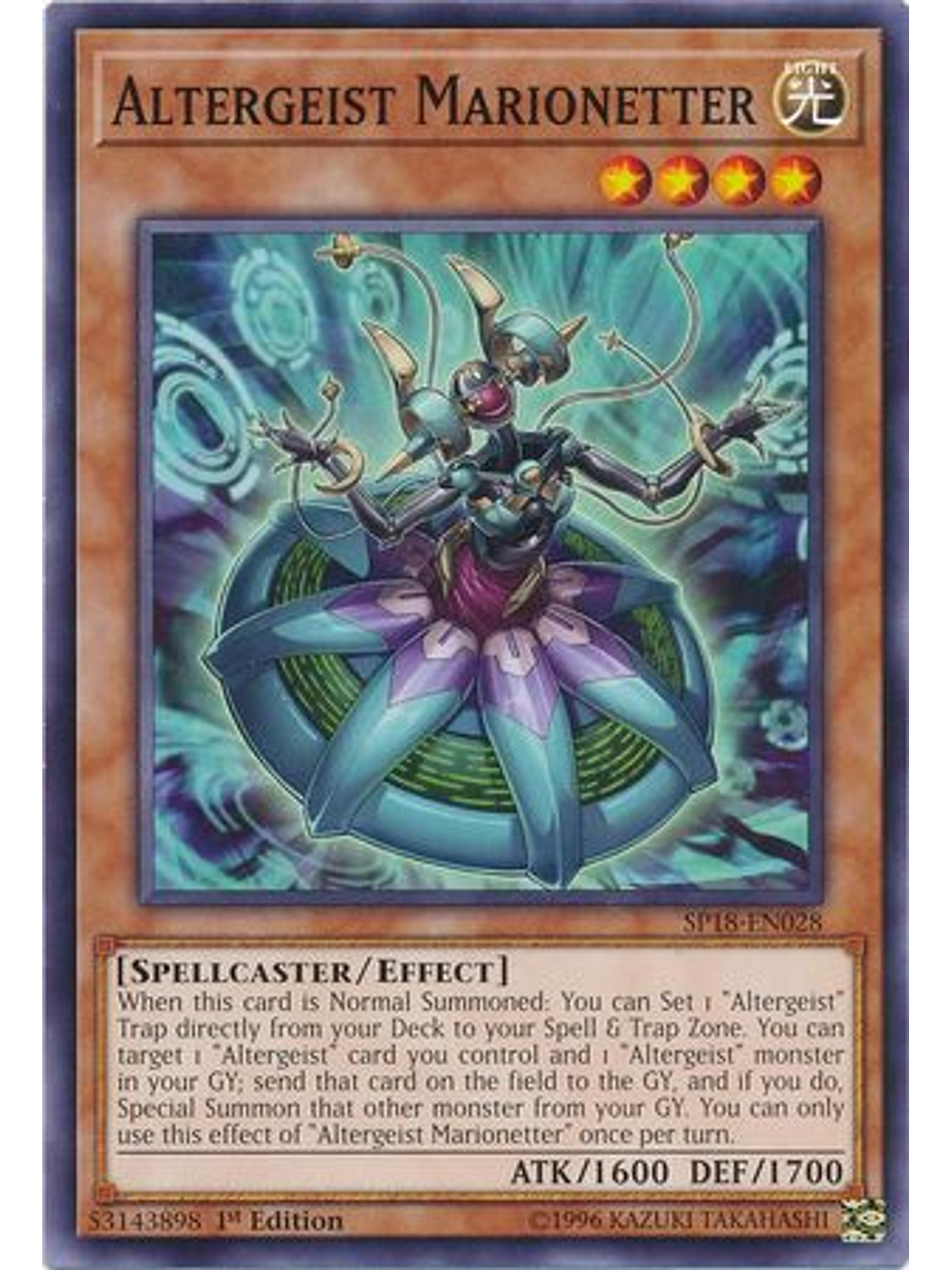 Altergeist Marionetter - SP18-EN028 - Common 1st Edition 1