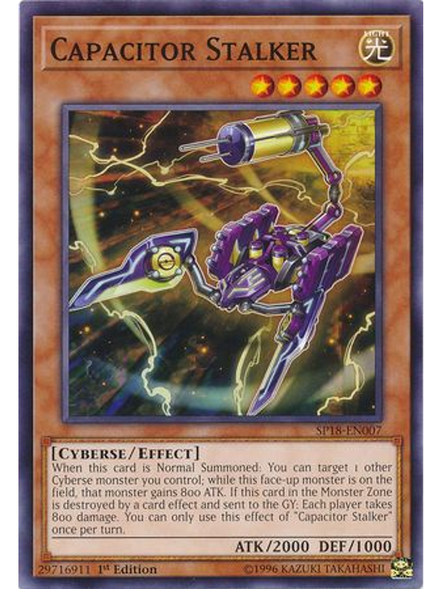 Capacitor Stalker - SP18-EN007 - Common 1st Edition 1