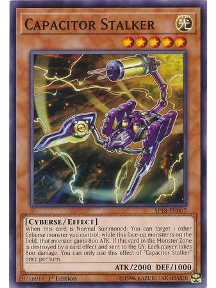 Capacitor Stalker - SP18-EN007 - Common 1st Edition 1