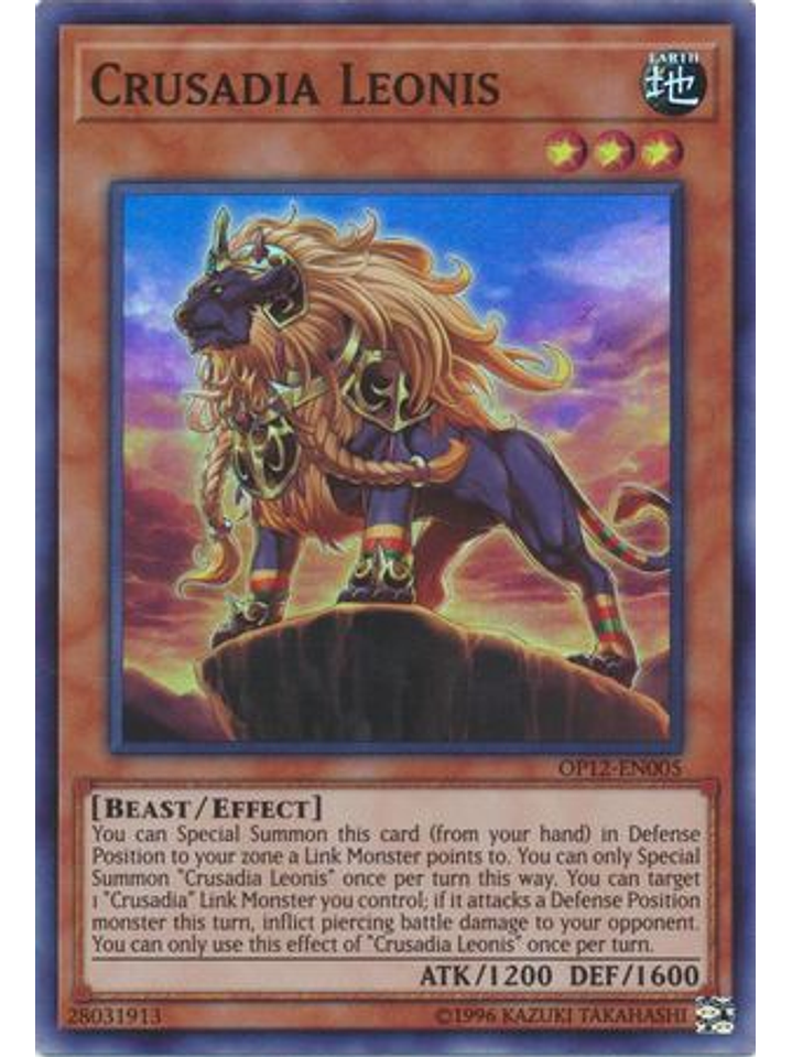Crusadia Leonis - OP12-EN005 - Super Rare 1
