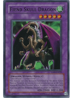 Fiend Skull Dragon - LOD-039 - Super Rare Unlimited