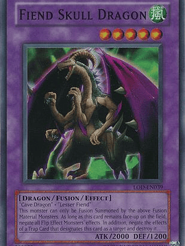 Fiend Skull Dragon - LOD-039 - Super Rare Unlimited