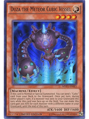 Duza the Meteor Cubic Vessel - MVP1-ENSE1 - Ultra Rare Limited Edition