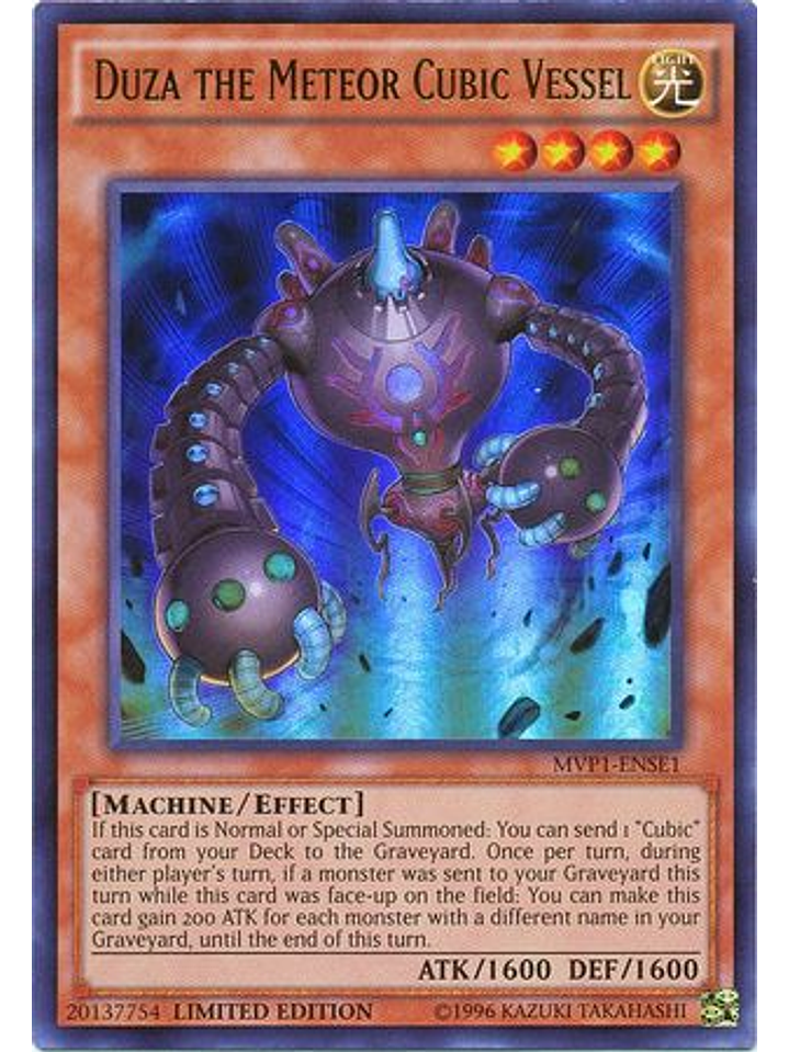 Duza the Meteor Cubic Vessel - MVP1-ENSE1 - Ultra Rare Limited Edition 1
