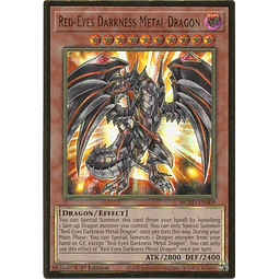 Red-Eyes Darkness Metal Dragon - MGED-EN009 - Premium Gold Rare 1st Edition