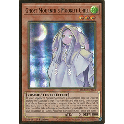 Ghost Mourner & Moonlit Chill - MGED-EN023 - Premium Gold Rare 1st Edition