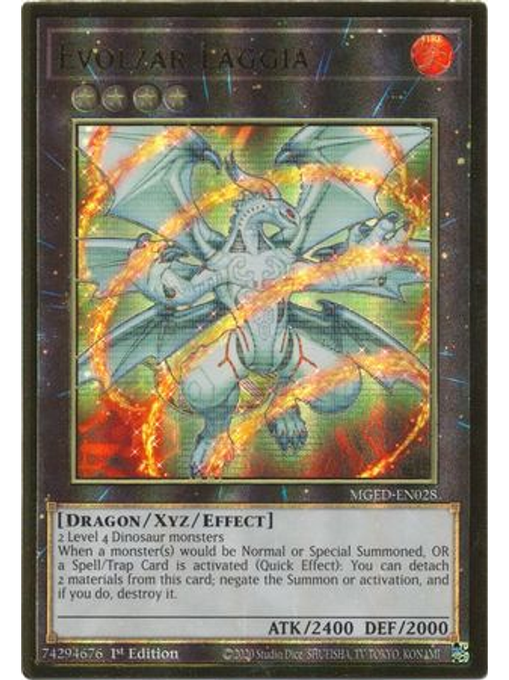 Evolzar Laggia - MGED-EN028 - Premium Gold Rare 1st Edition 1