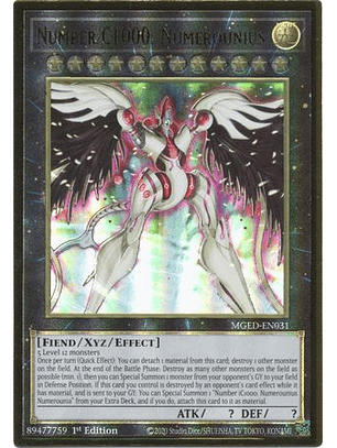 Number C1000: Numerounius - MGED-EN031 - Premium Gold Rare 1st Edition