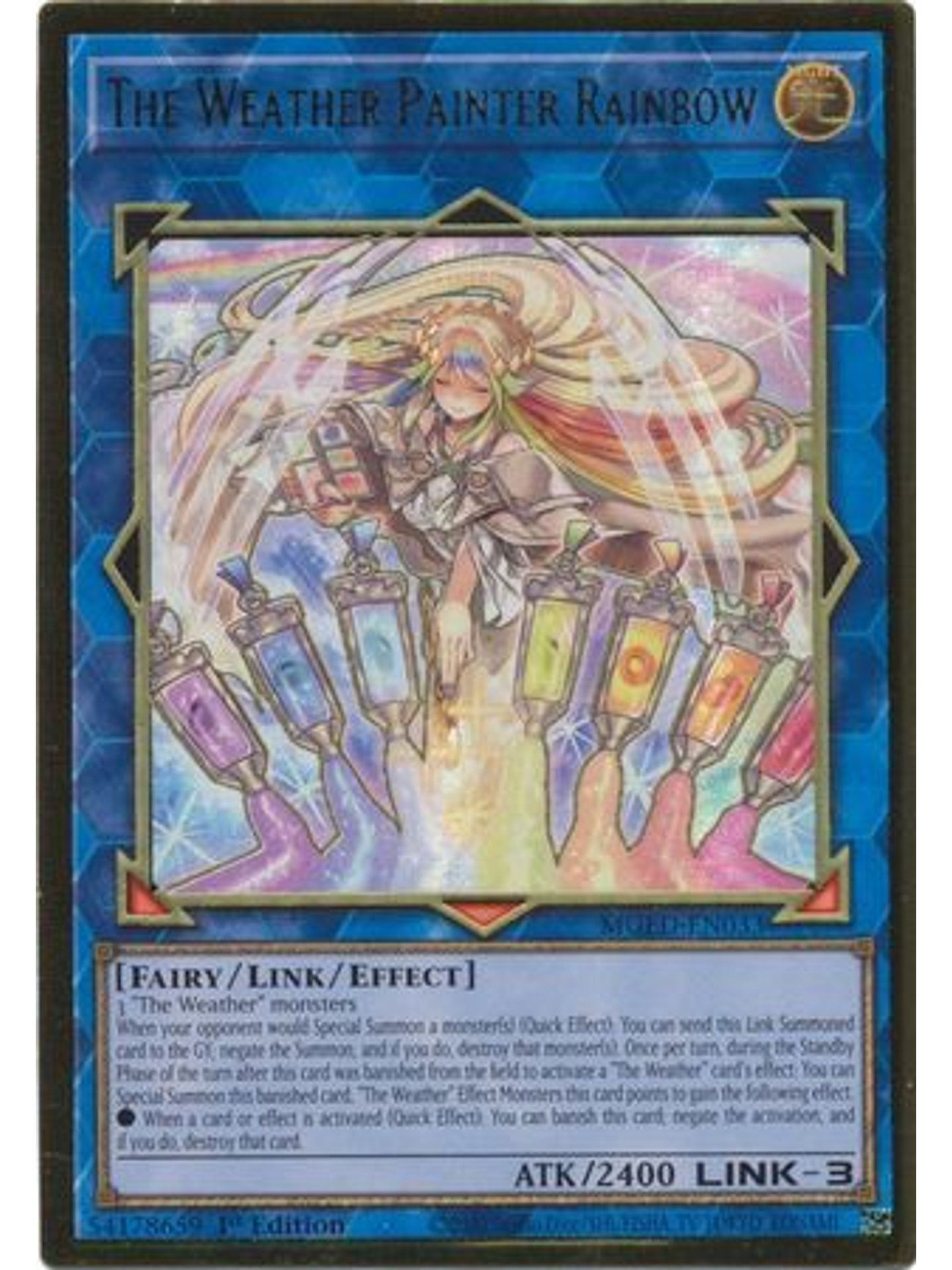 The Weather Painter Rainbow - MGED-EN033 - Premium Gold Rare 1st Edition 1