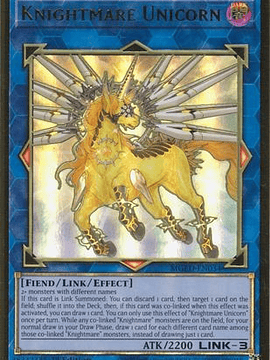 Knightmare Unicorn - MGED-EN034 - Premium Gold Rare 1st Edition