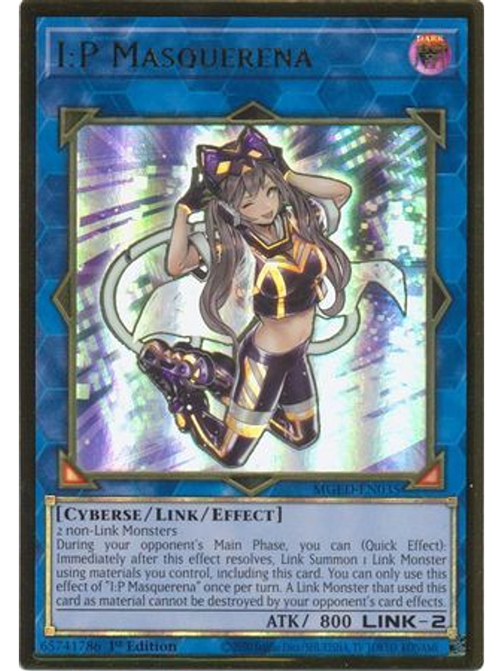 I:P Masquerena - MGED-EN035 - Premium Gold Rare 1st Edition 1