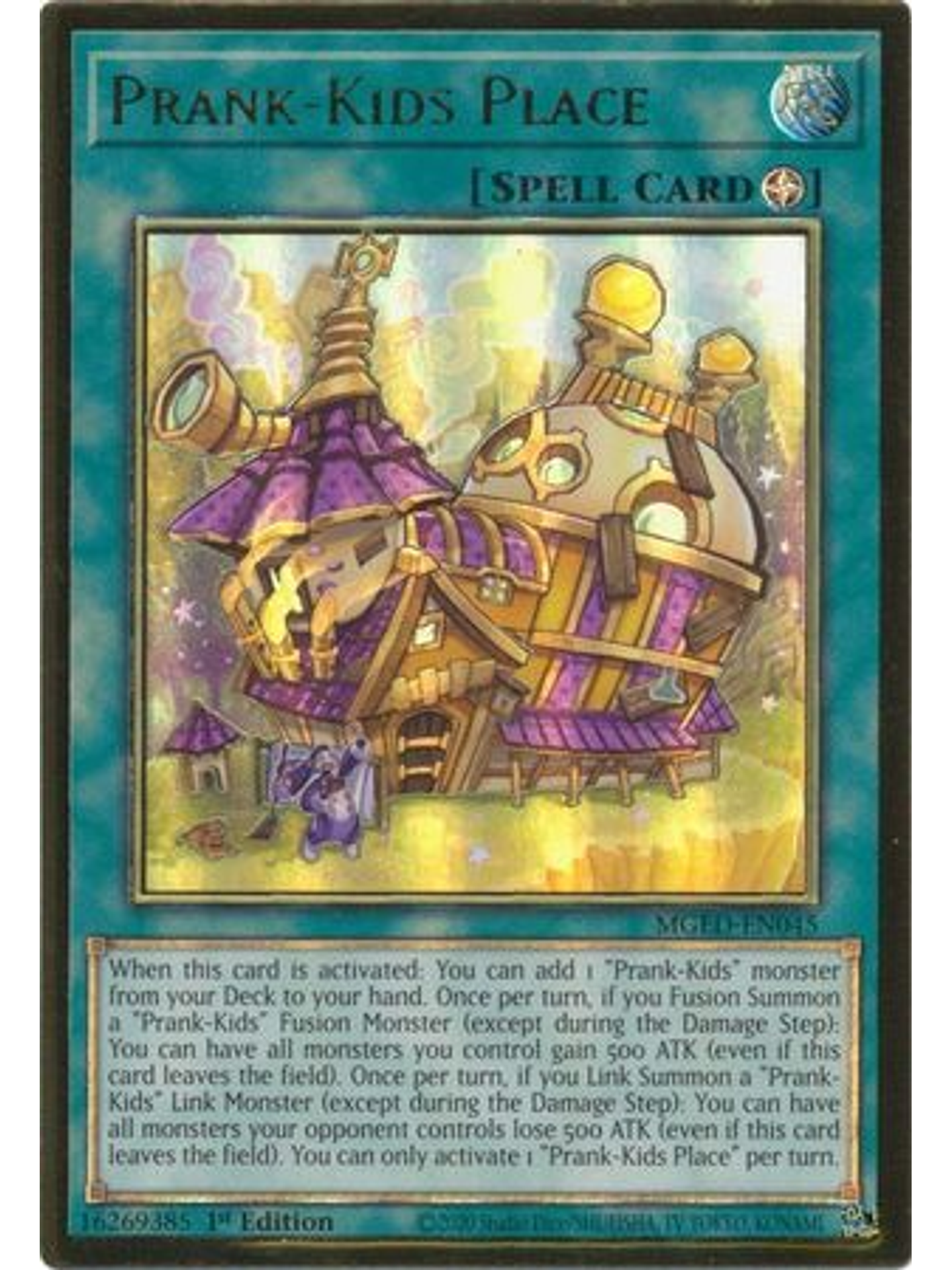 Prank-Kids Place - MGED-EN045 - Premium Gold Rare 1st Edition 1