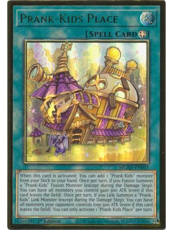 Prank-Kids Place - MGED-EN045 - Premium Gold Rare 1st Edition 1