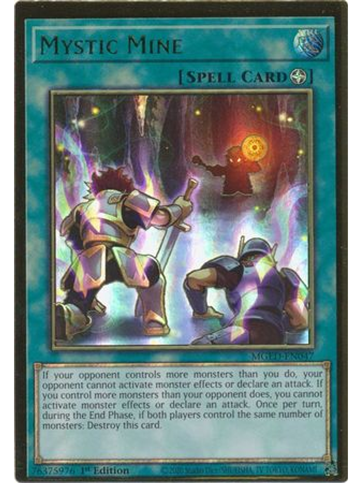 Mystic Mine - MGED-EN047 - Premium Gold Rare 1st Edition 1