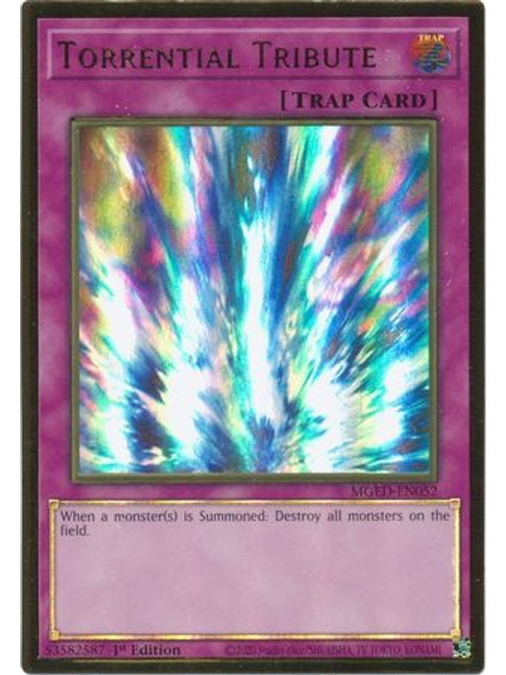 Torrential Tribute - MGED-EN052 - Premium Gold Rare 1st Edition 1