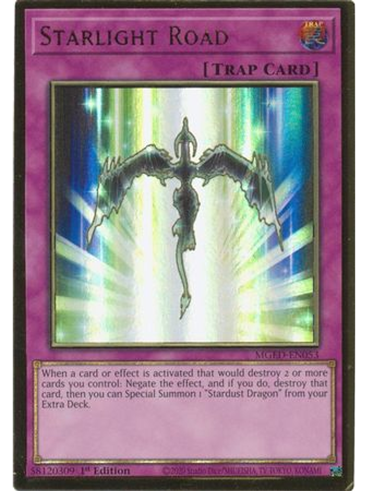 Starlight Road - MGED-EN053 - Premium Gold Rare 1st Edition 1