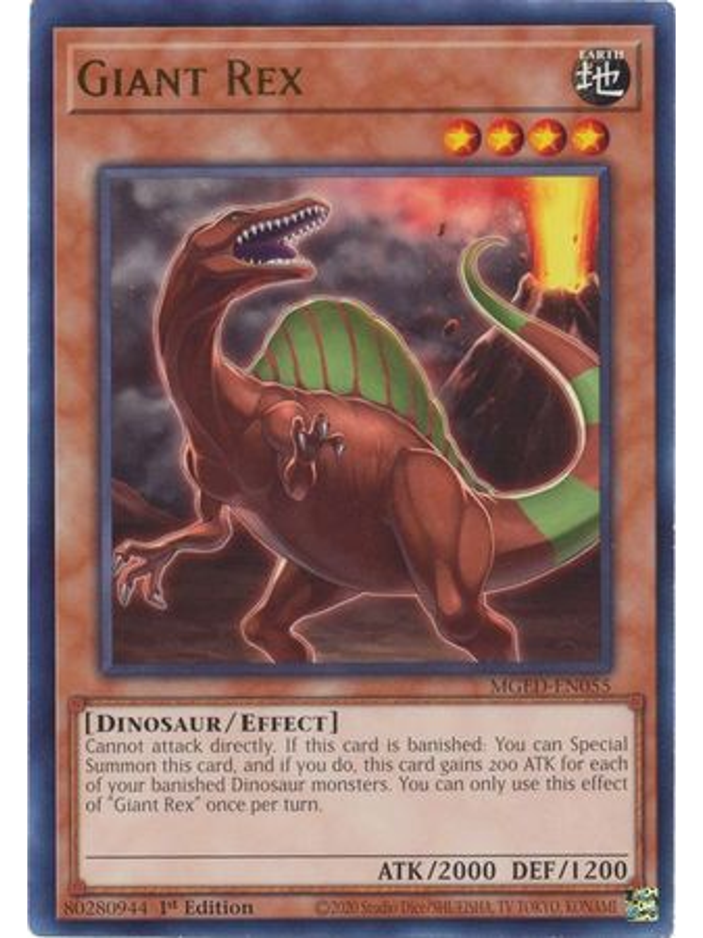 Giant Rex - MGED-EN055 - Rare 1st Edition 1