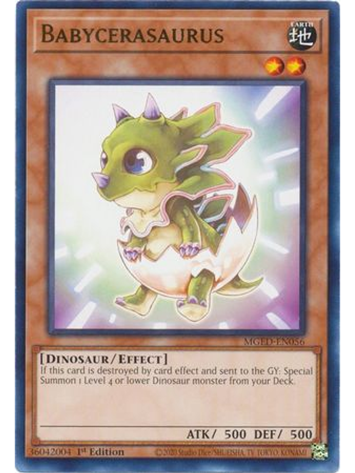 Babycerasaurus - MGED-EN056 - Rare 1st Edition 1
