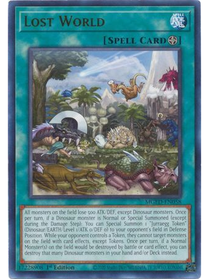Lost World - MGED-EN058 - Rare 1st Edition 1