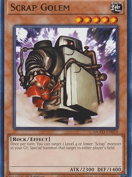 Scrap Golem - MGED-EN059 - Rare 1st Edition